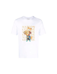 T-shirt à encolure arrondie - White