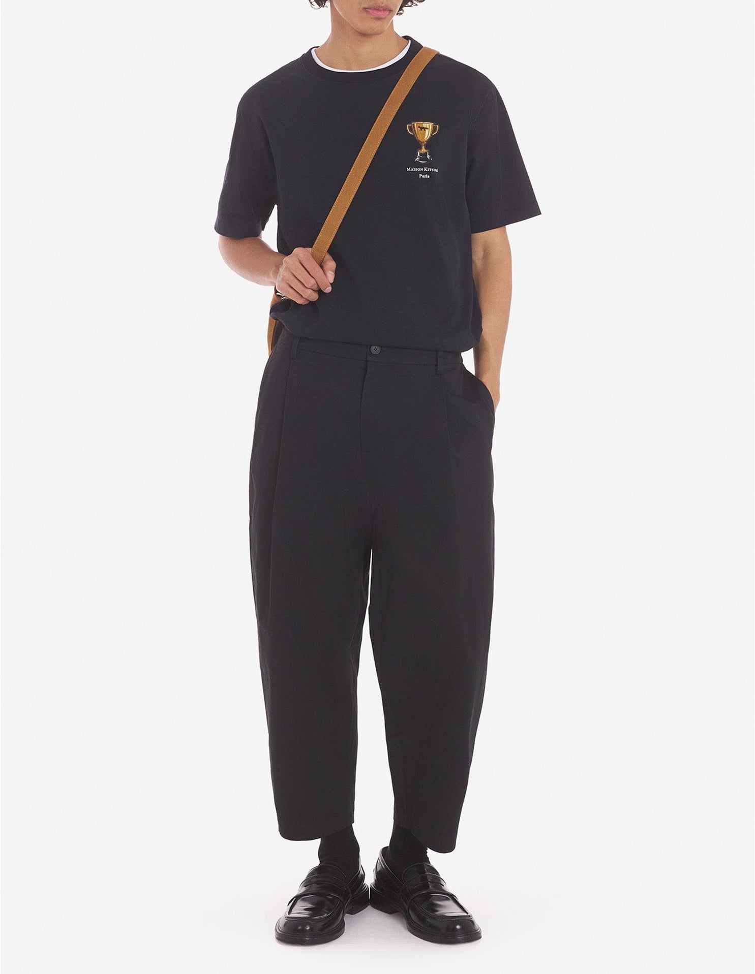Round neck T-shirt - Black