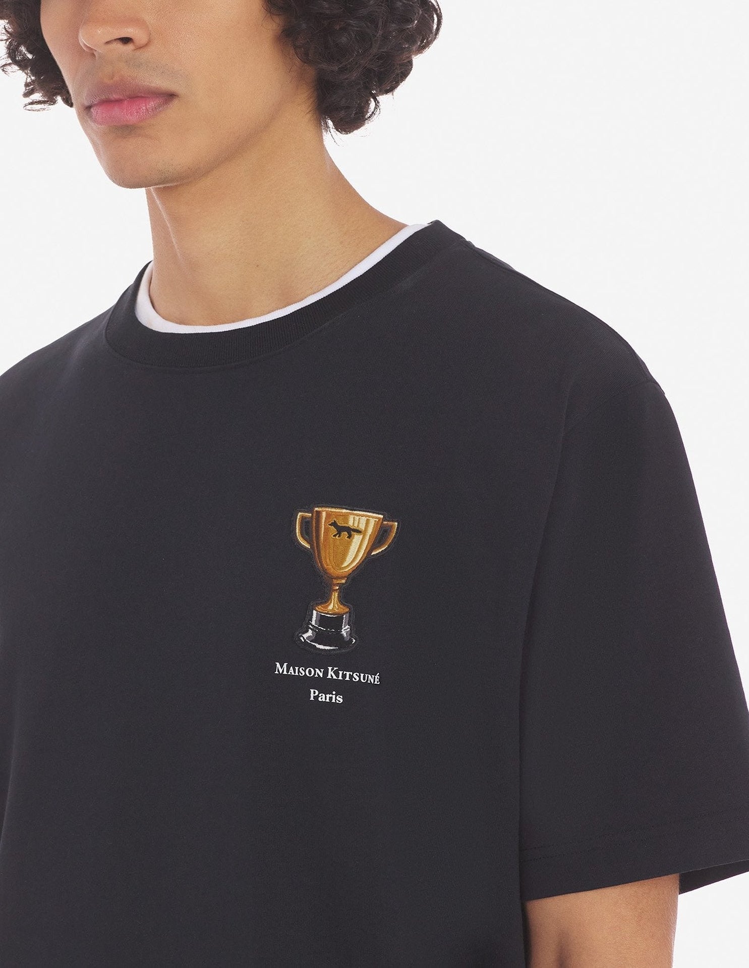 Round neck T-shirt - Black