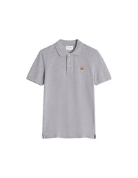 Polo à manches courtes avec écusson - Light Grey Melange