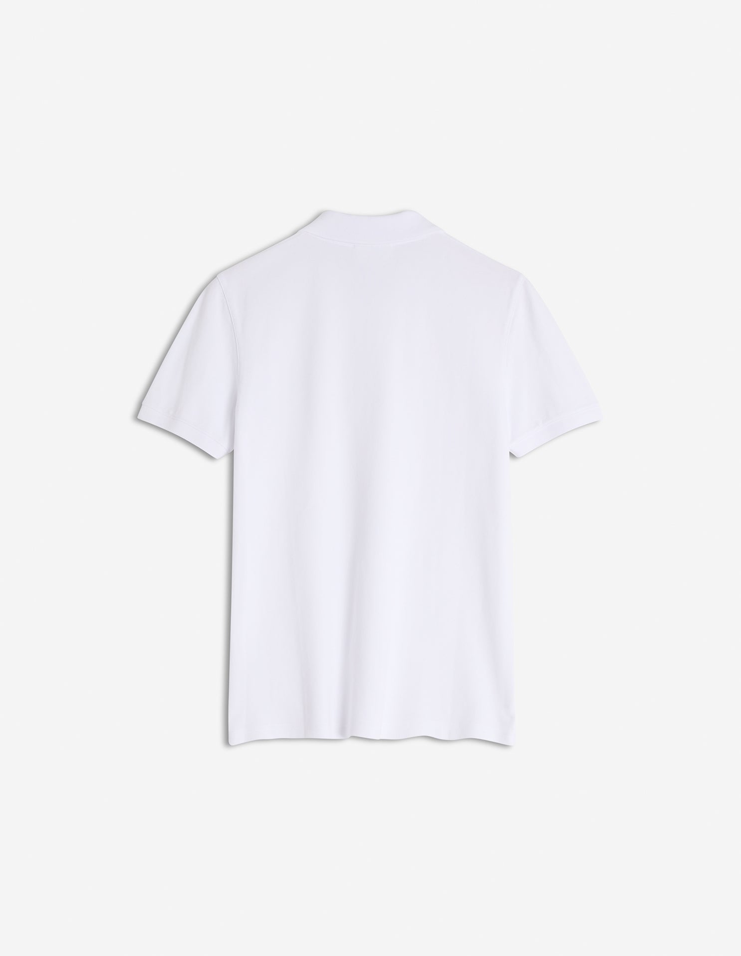 Polo à manches courtes avec écusson - White