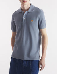 Polo à manches courtes avec écusson - Moonlight Blue