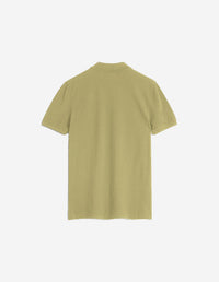 Short-sleeved polo shirt with badge - Canvas