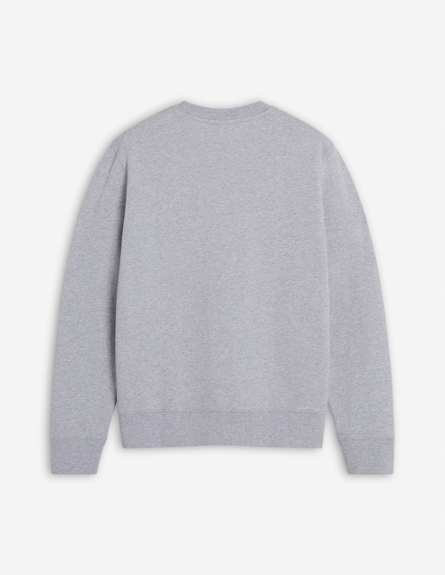 Sweatshirt à col rond avec écusson - Light Grey Melange