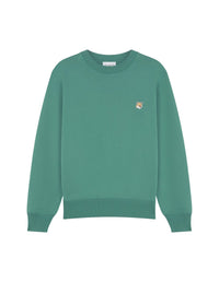 Sweatshirt à col rond avec écusson - Teal Grey