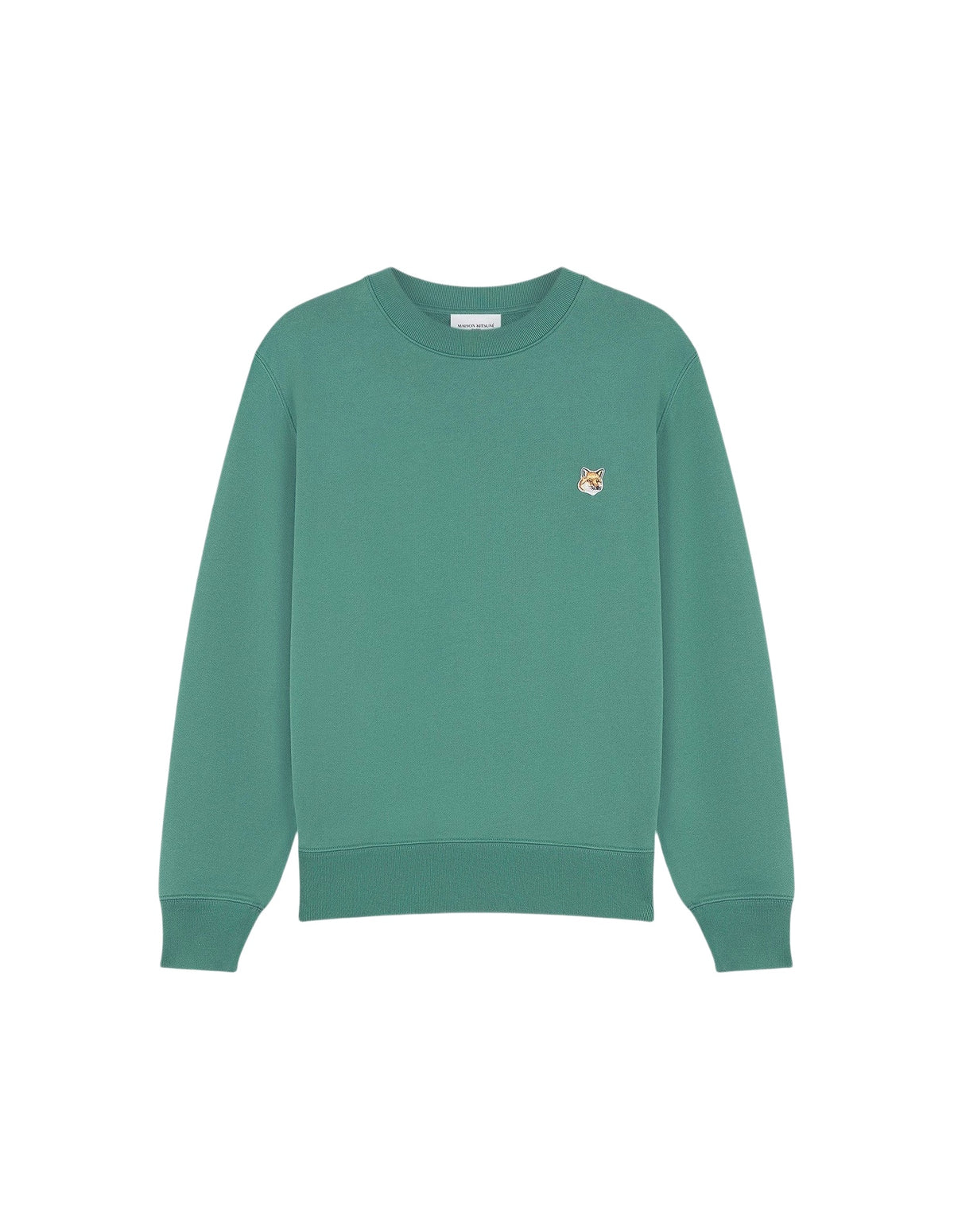Pull à col rond Fox Head - Teal Grey
