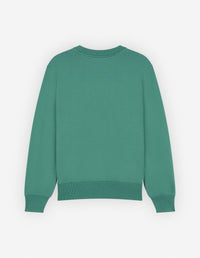 Sweatshirt à col rond avec écusson - Teal Grey