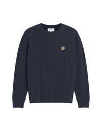 Sweatshirt à col rond avec écusson - Ink Blue