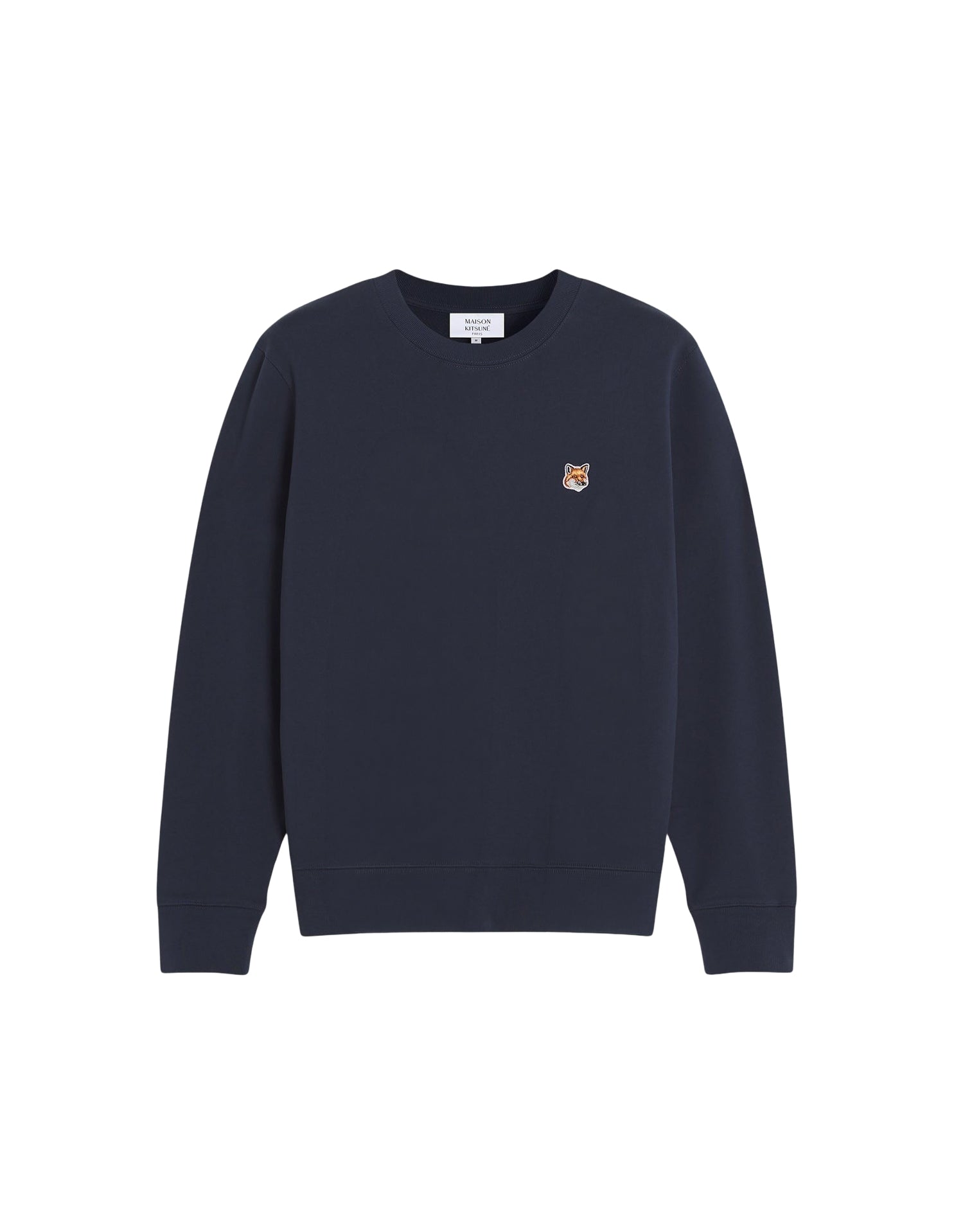 Sweatshirt à col rond avec écusson - Ink Blue