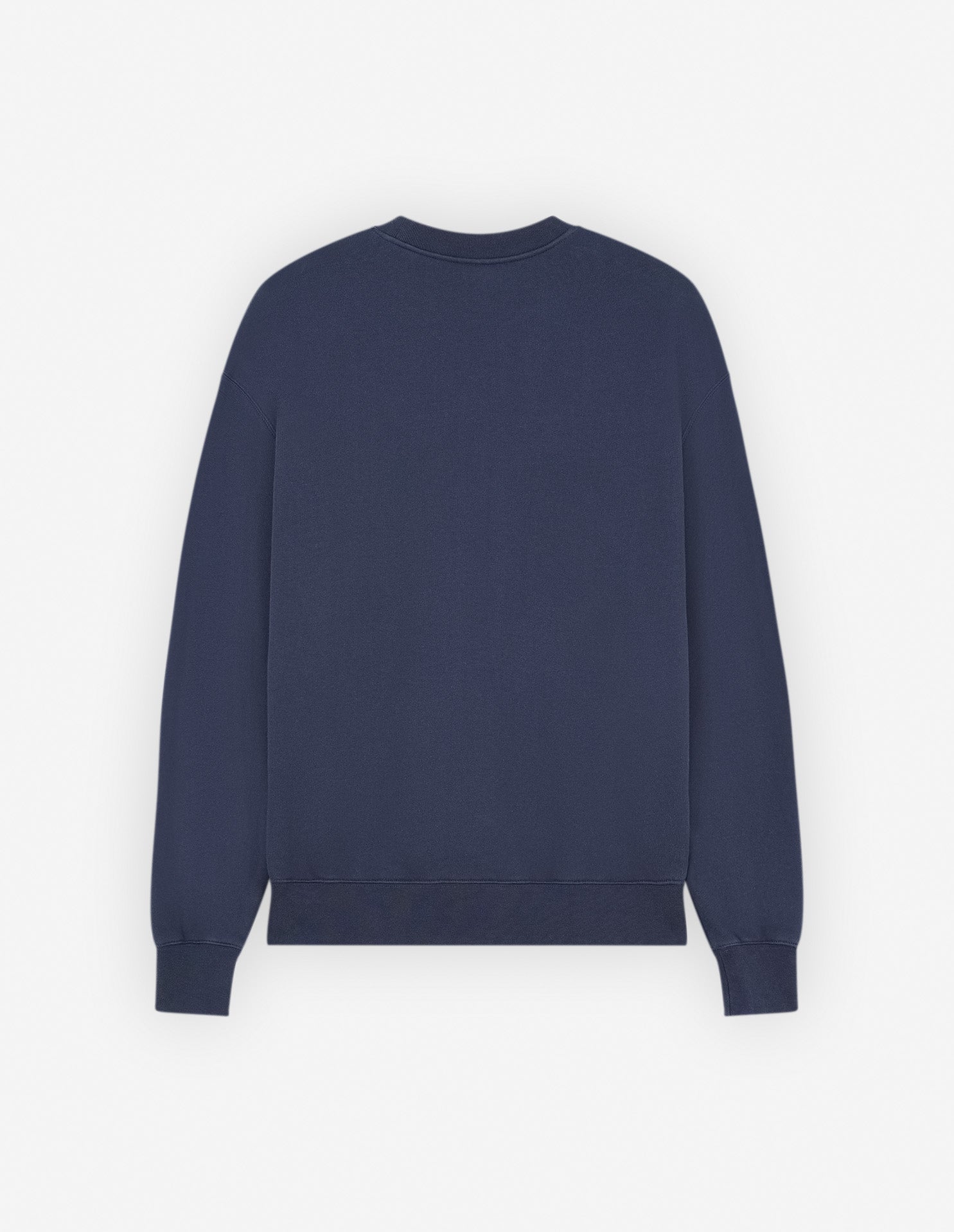 Round-neck sweatshirt with crest - Ink Blue