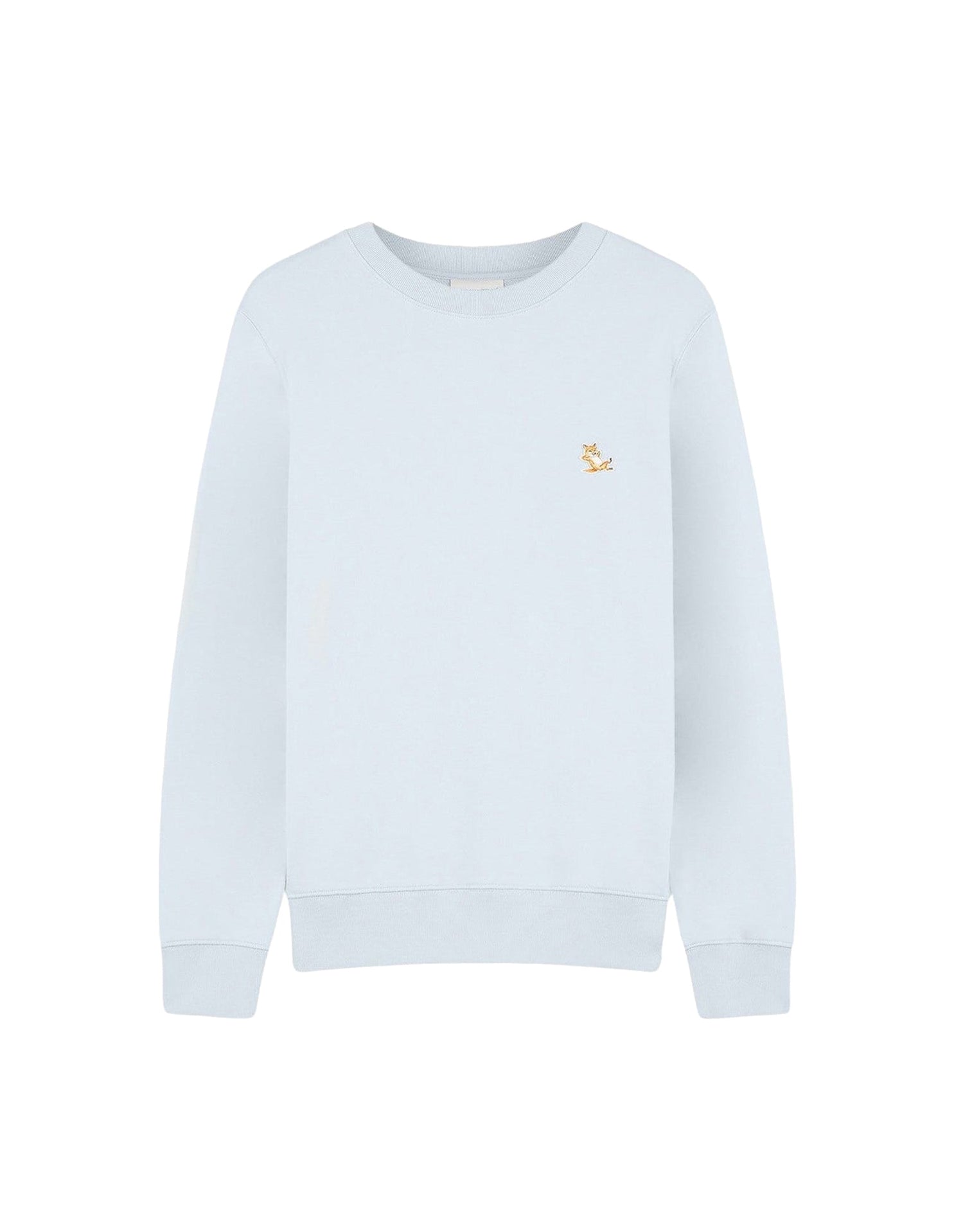 Sweatshirt à encolure ronde avec écusson - Sky Blue