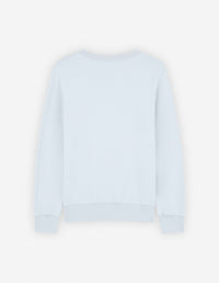 Sweatshirt à encolure ronde avec écusson - Sky Blue