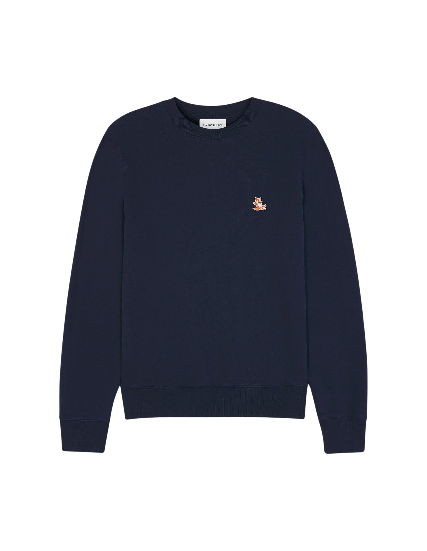 Sweatshirt à encolure ronde avec écusson - Ink Blue