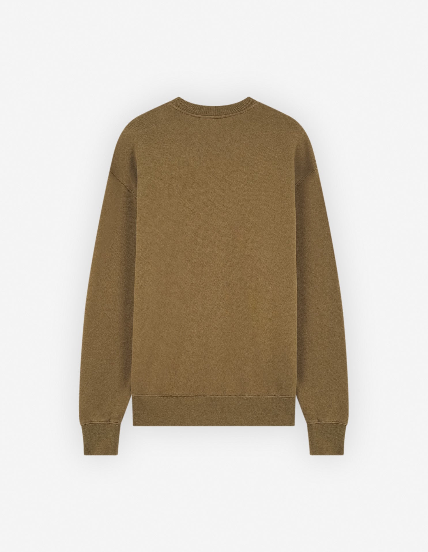 Printed long-sleeved sweatshirt - Khaki
