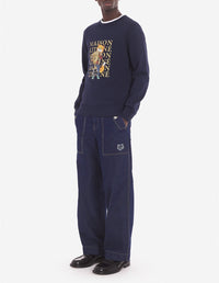 Sweatshirt imprimé à l'avant - Navy