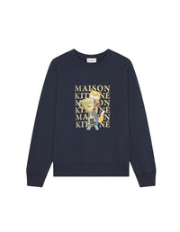 Sweatshirt imprimé à l'avant - Navy