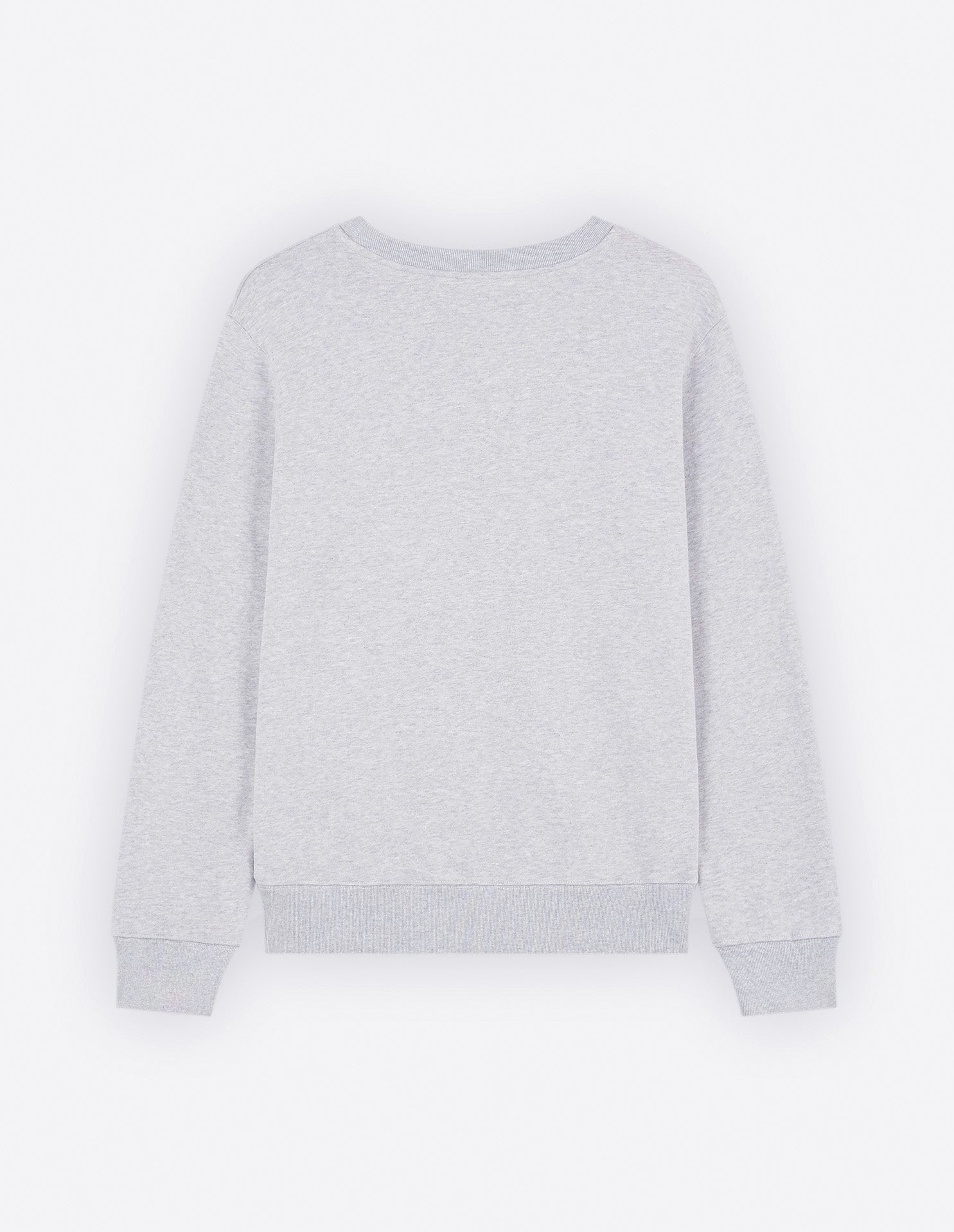 Sweatshirt à col rond avec broderie - Light Grey Melange
