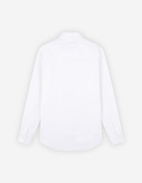 Chemise Oxford avec broderie - White