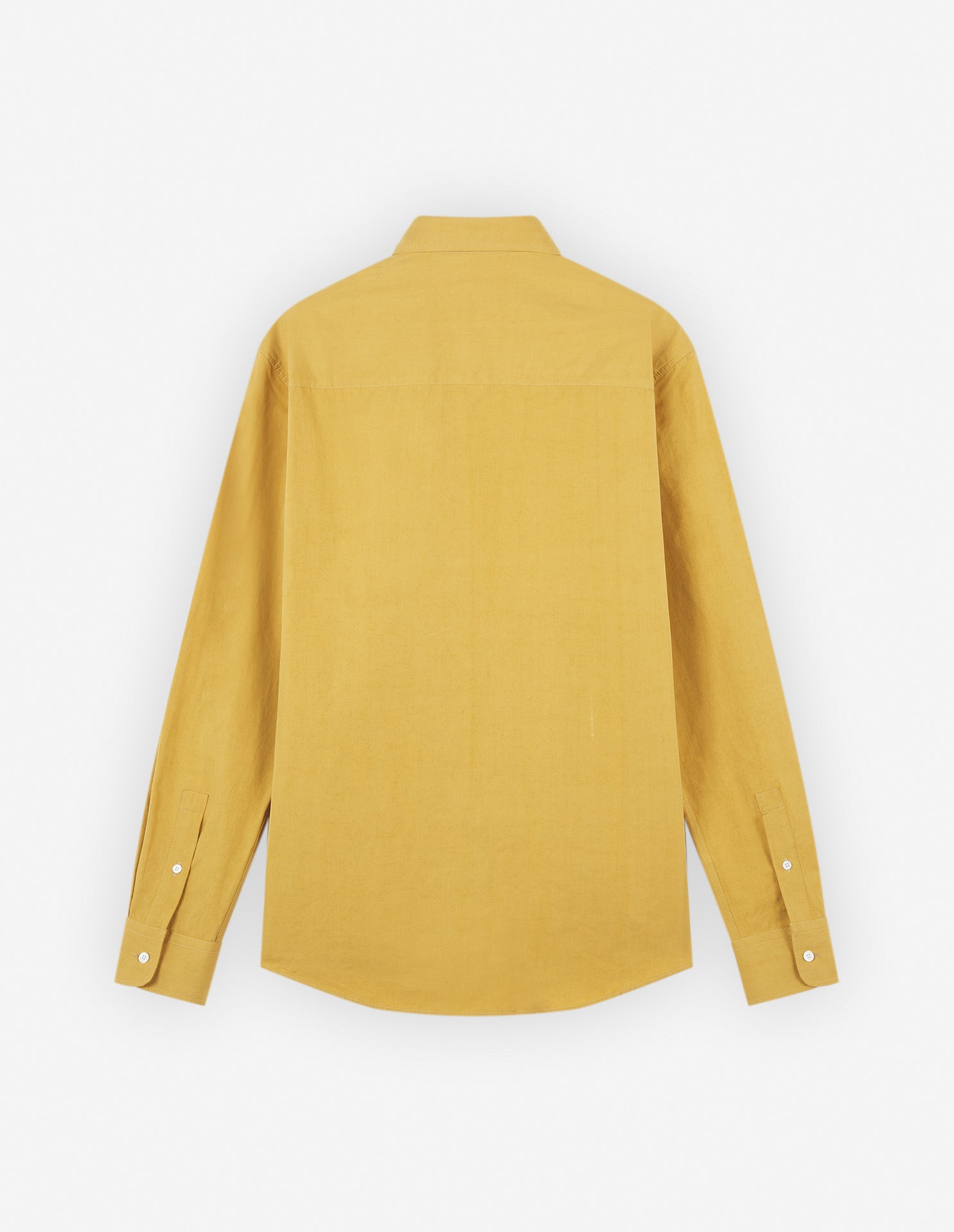 Large shirt with embroidered badge - Trench coat