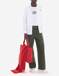 Chemise avec broderie - White
