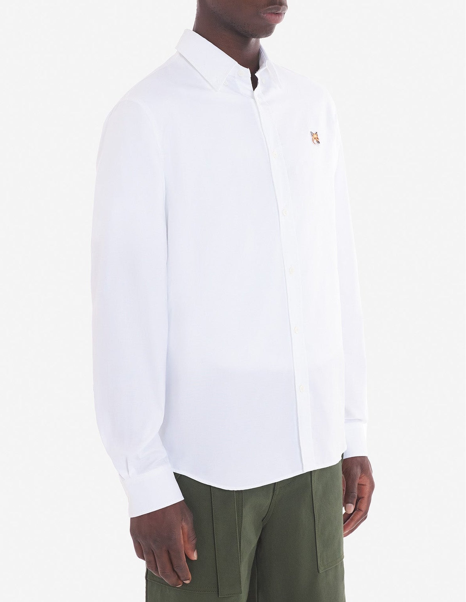 Chemise avec broderie - White