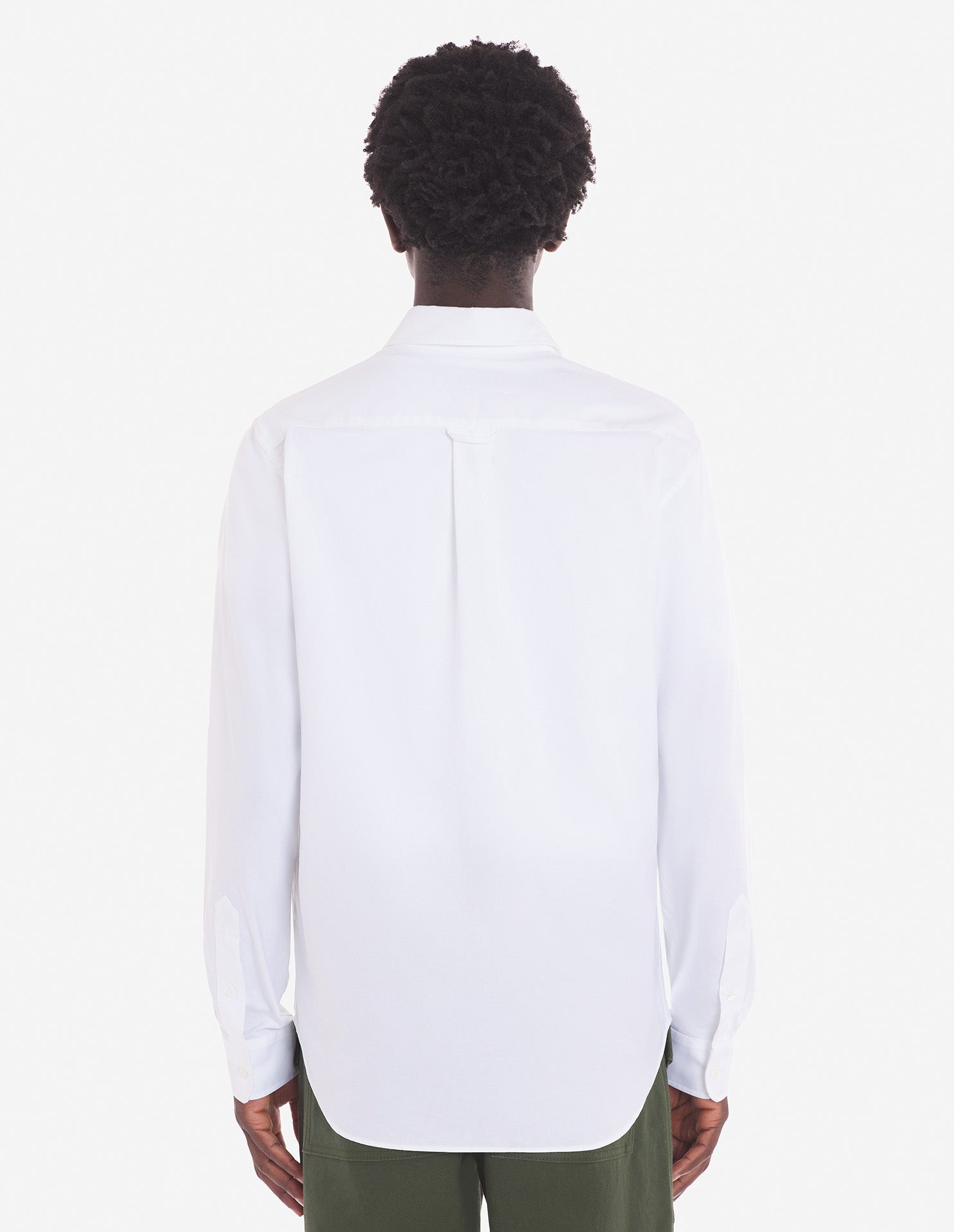 Chemise avec broderie - White