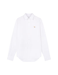 Baby Fox shirt with embroidery - White