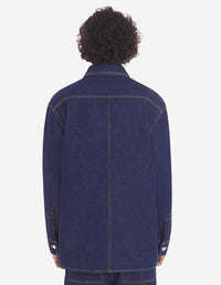 Surchemise délavée en denim - Washed Indigo