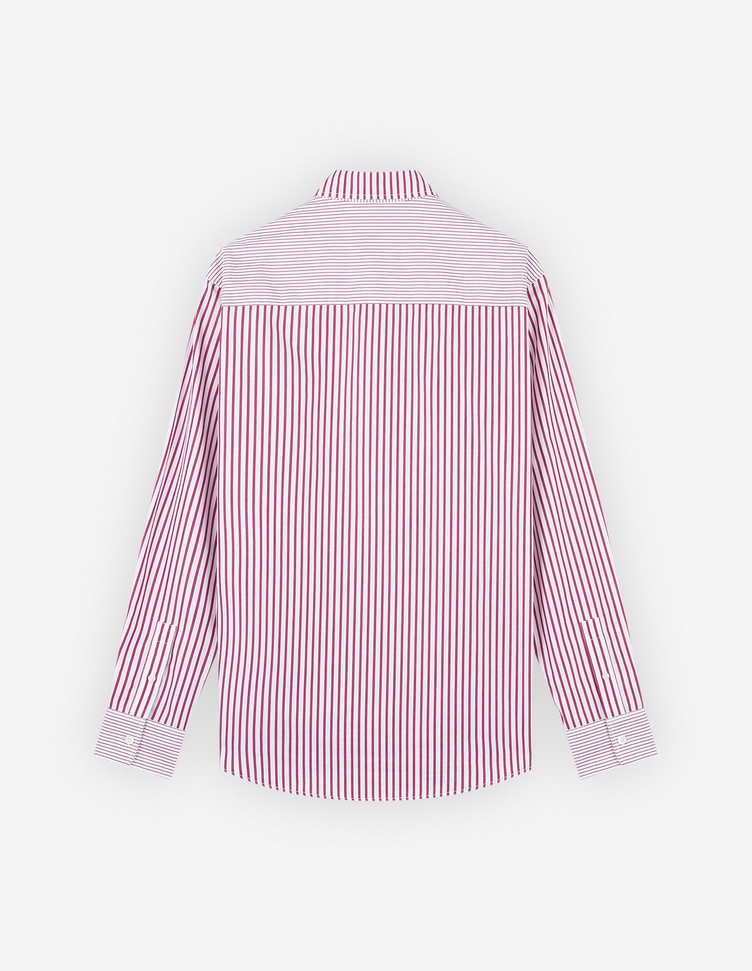 Casual shirt - White & Red Stripes