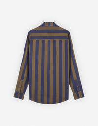 Stripe casual shirt - Ink Khaki Rugby