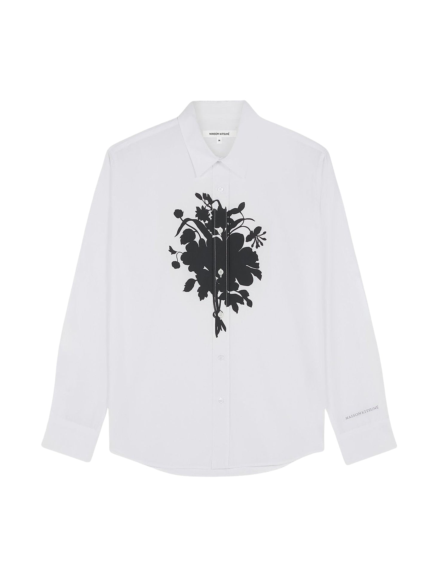 Printed casual shirt - White