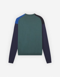 Cardigan à manches longues en laine - Black & Quartz Blue