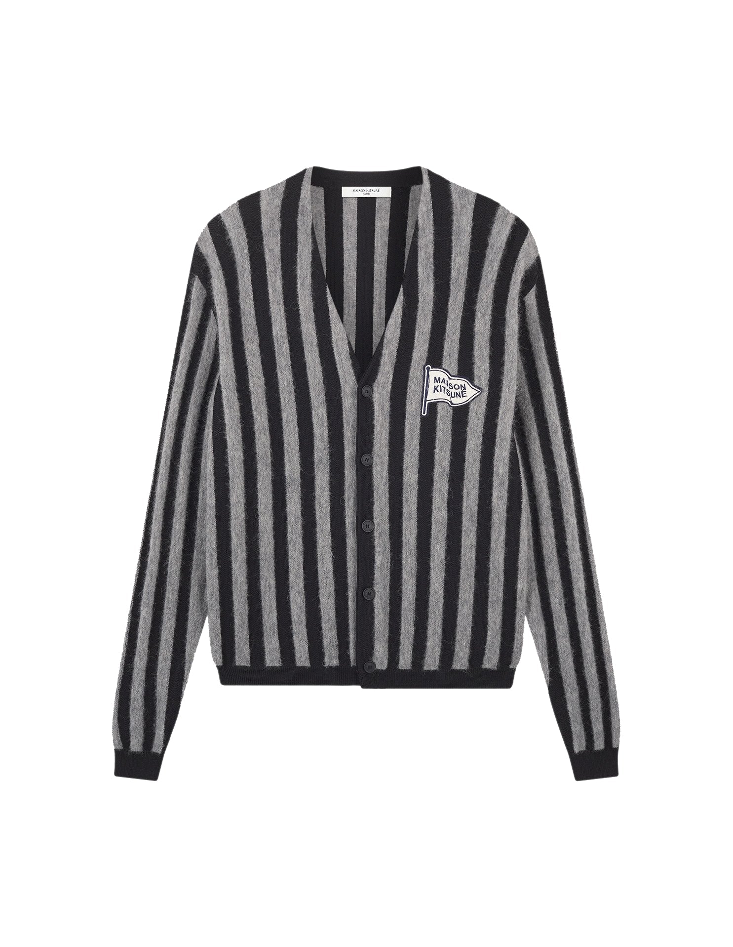 Striped cardigan - Fuchsia & Burgundy