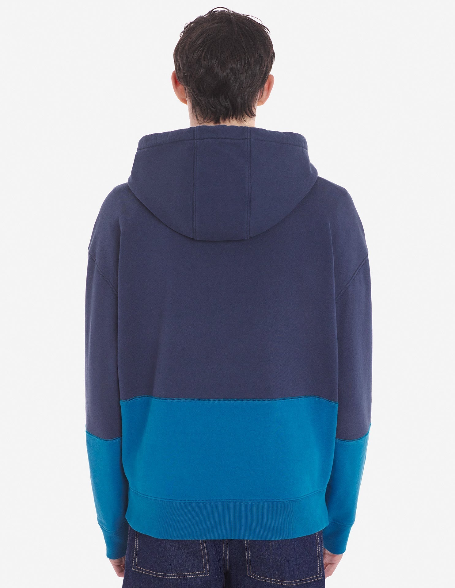 Sweat à capuche oversize - Ink Blue & Sapphire