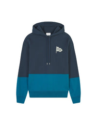 Sweat à capuche oversize - Ink Blue & Sapphire