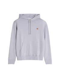 Sweat à capuche Fox avec écusson - Light Grey Melange