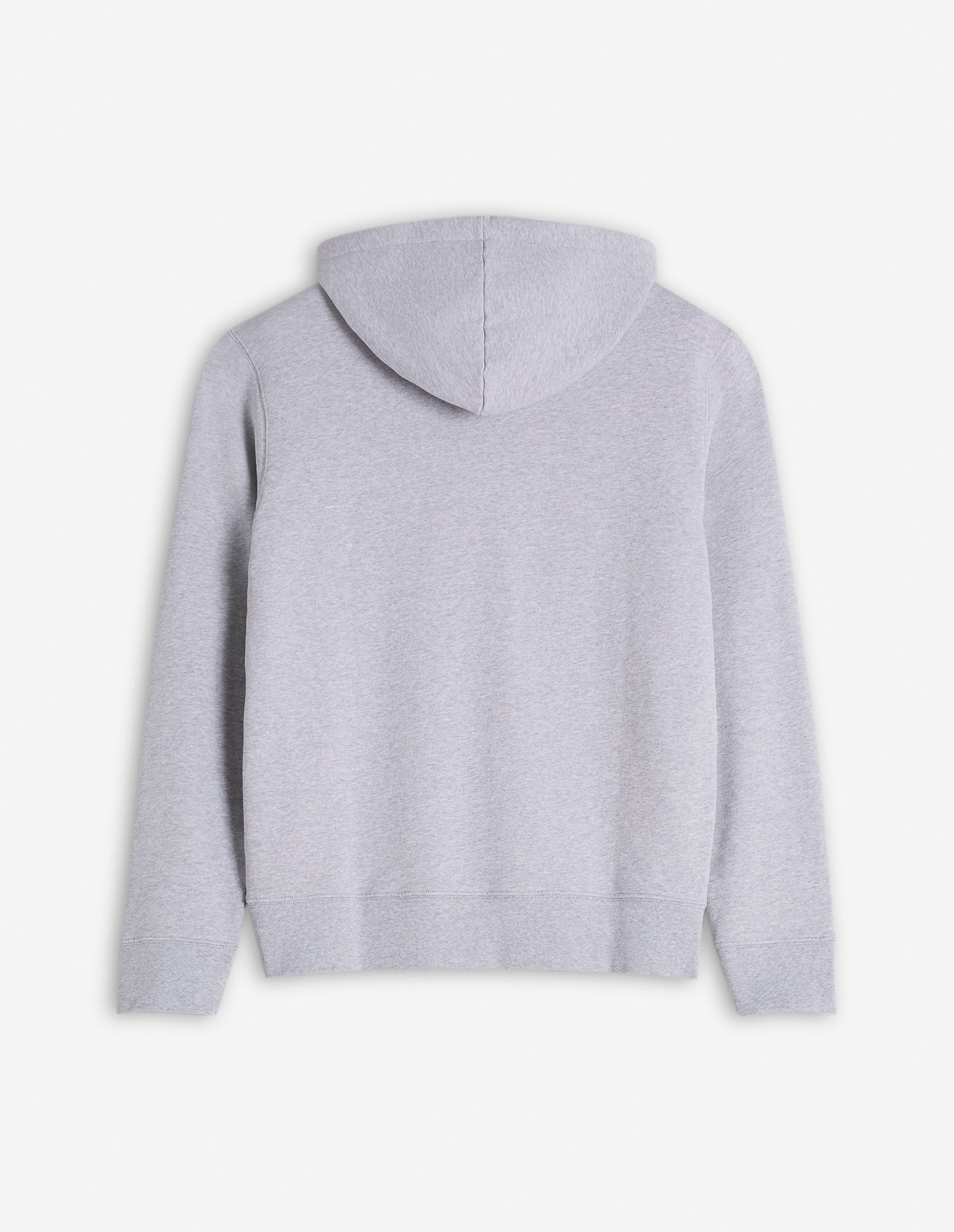 Sweat à capuche Fox avec écusson - Light Grey Melange