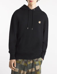 Sweat à capuche Fox avec écusson - Black