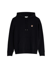 Sweat à capuche Fox avec écusson - Black
