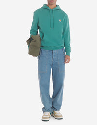 Sweat à capuche Fox avec écusson - Pine