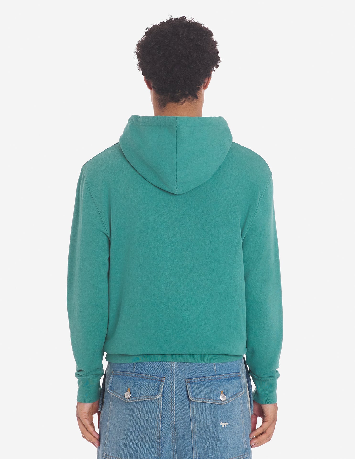Sweat à capuche Fox avec écusson - Pine
