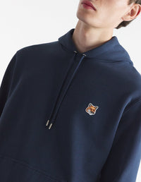 Sweat à capuche Fox avec écusson - Ink Blue