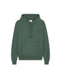 Bold Fox Head hoody with crest - Bottle Green