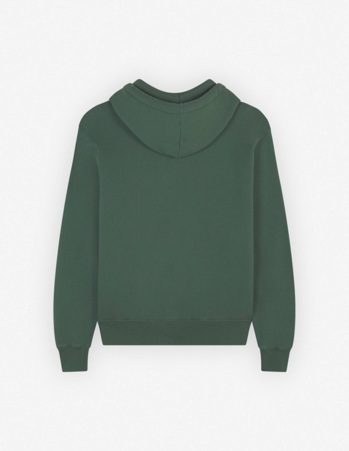 Bold Fox Head hoody with crest - Bottle Green