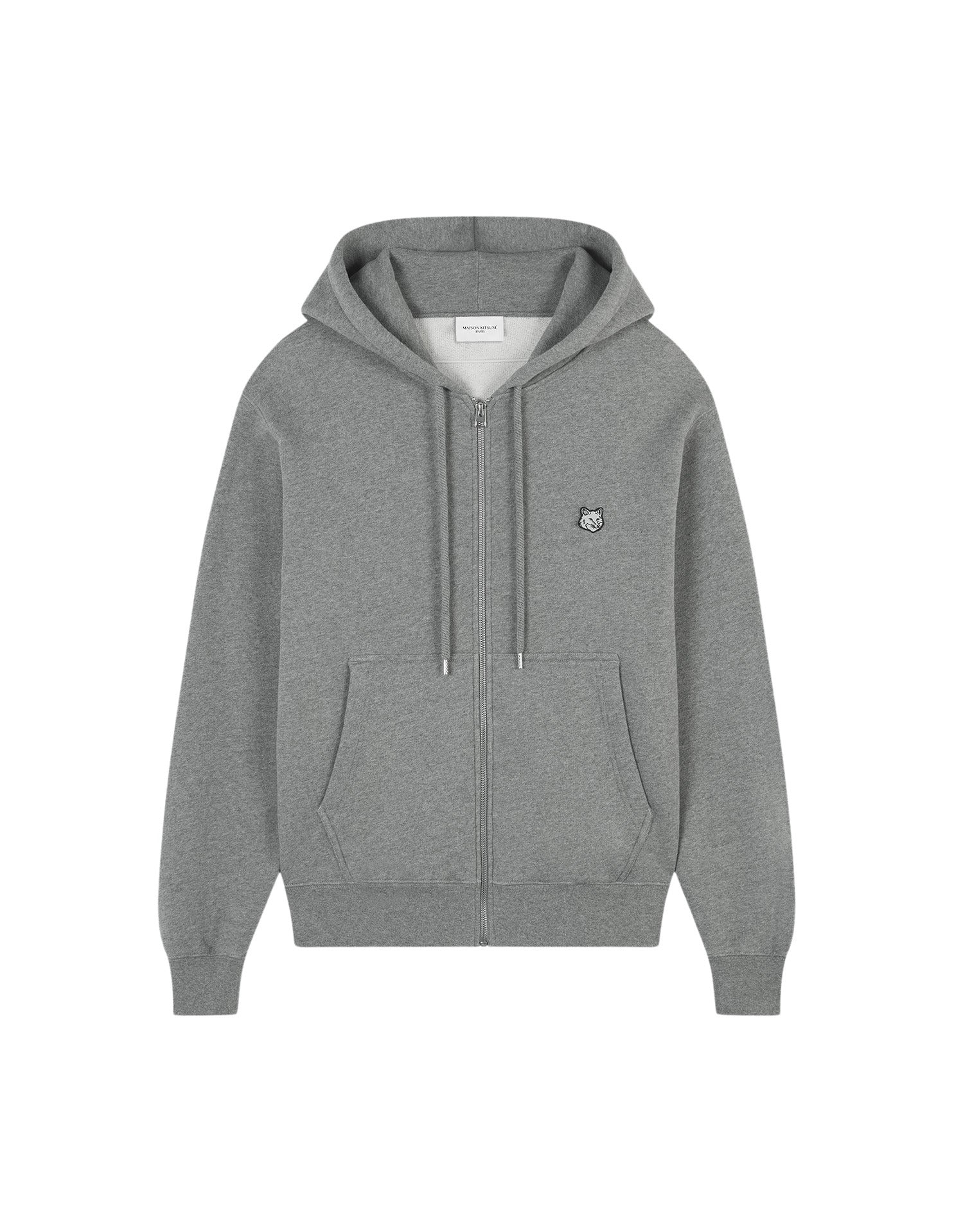 Long-sleeved hoodie - Medium Grey Melange