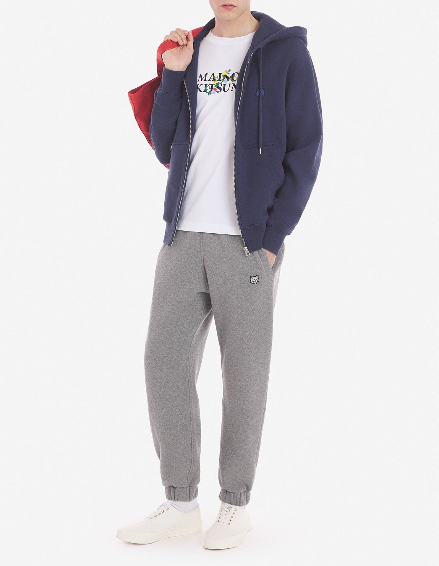 Long-sleeved hoodie - Ink Blue