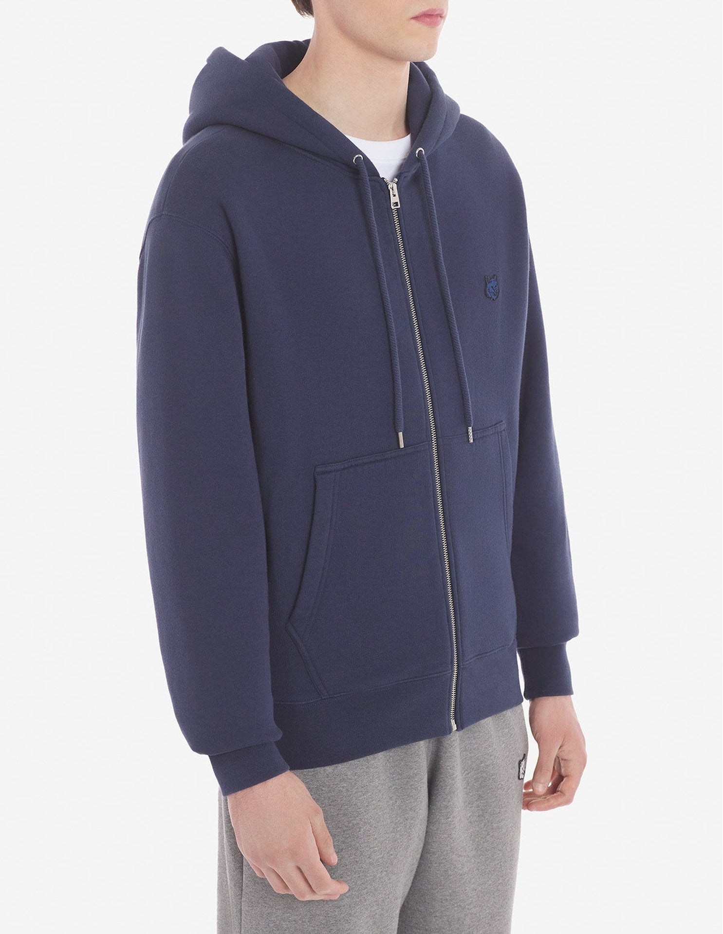 Long-sleeved hoodie - Ink Blue