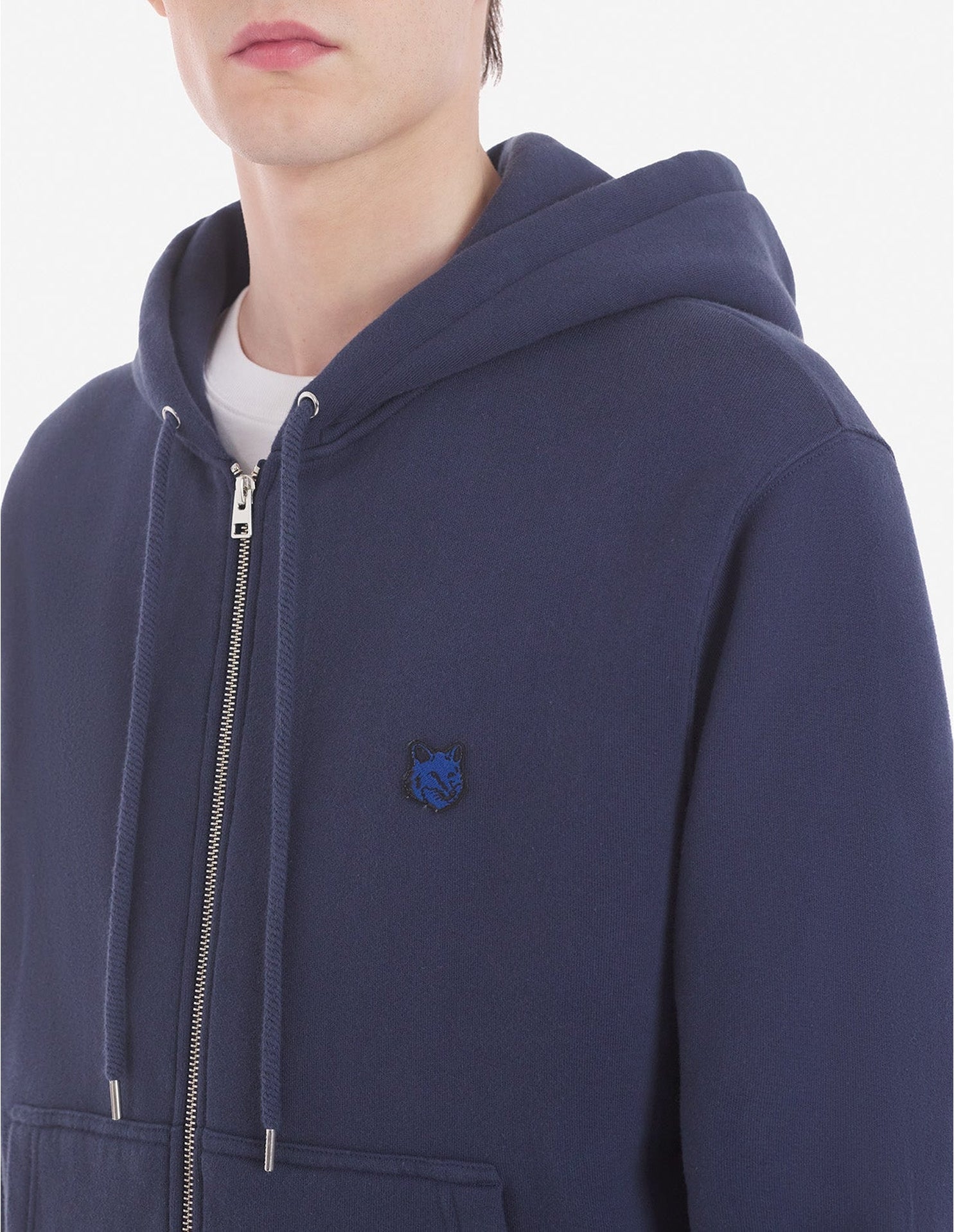 Long-sleeved hoodie - Ink Blue