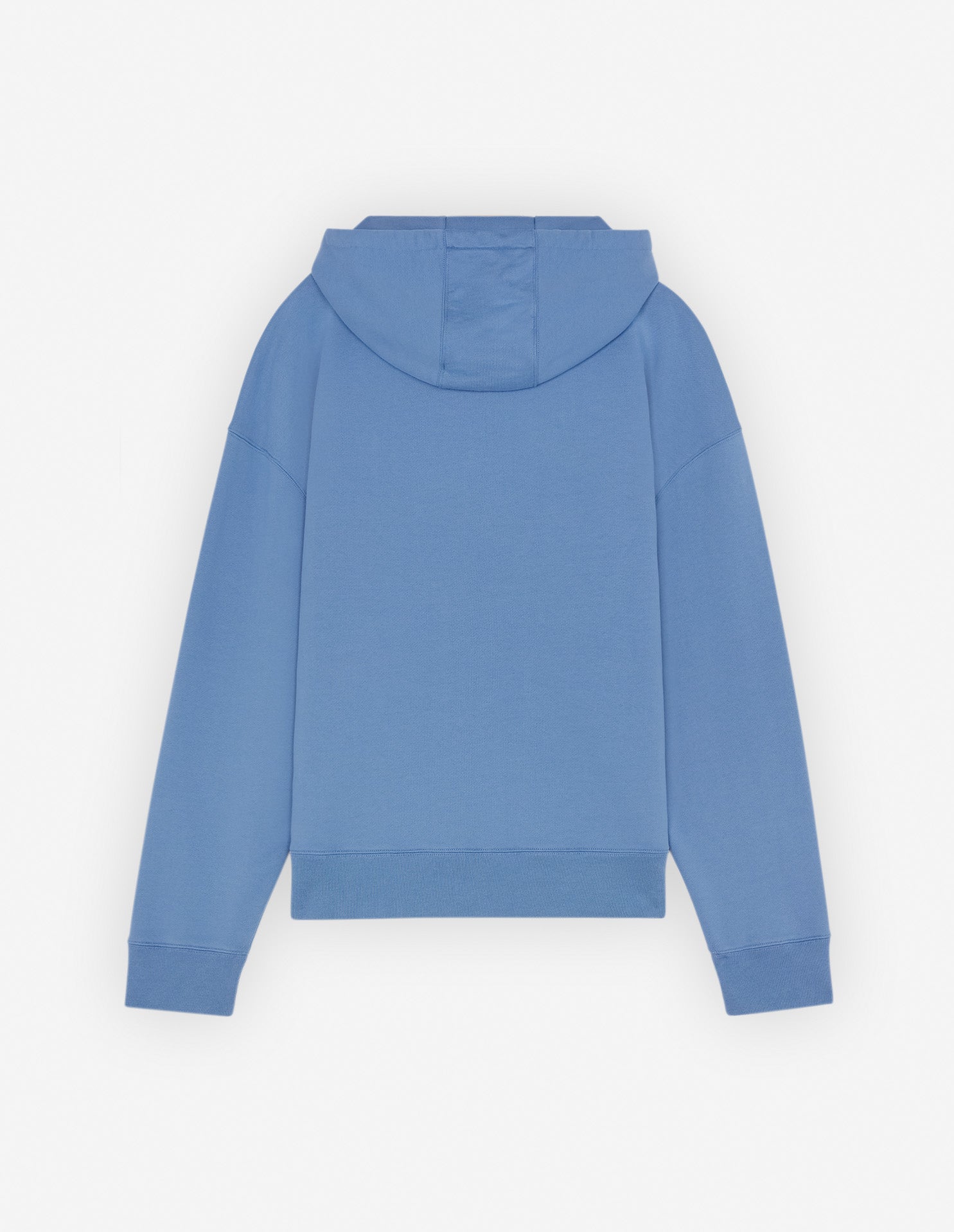 Sweat à capuche Bold Fox Head oversize avec écusson - Hampton Blue
