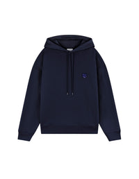 Sweat à capuche Bold Fox Head oversize avec écusson - Deep Navy